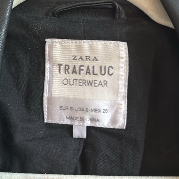 Pleather rock & roll studded jacket, Size S - Picture 2 of 2